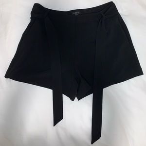 LOFT black tie shorts
